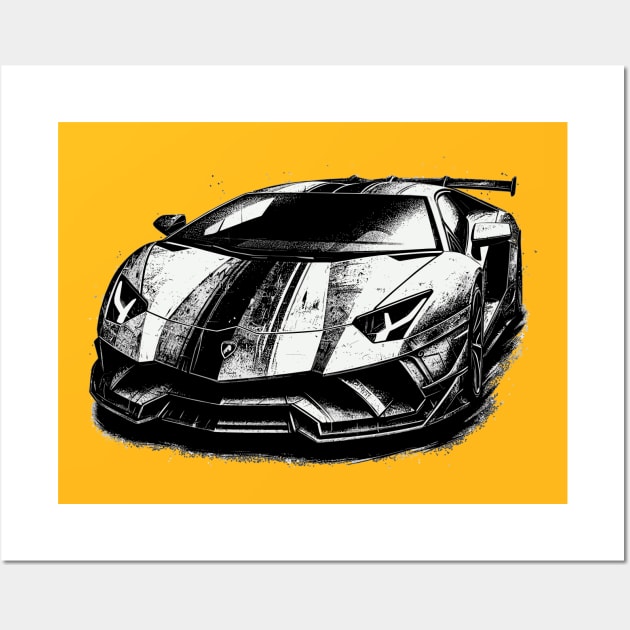 Lamborghini aventador Wall Art by Vehicles-Art